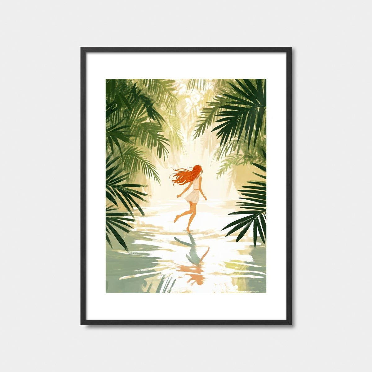 Tropical Reflections Art Print Feature Image