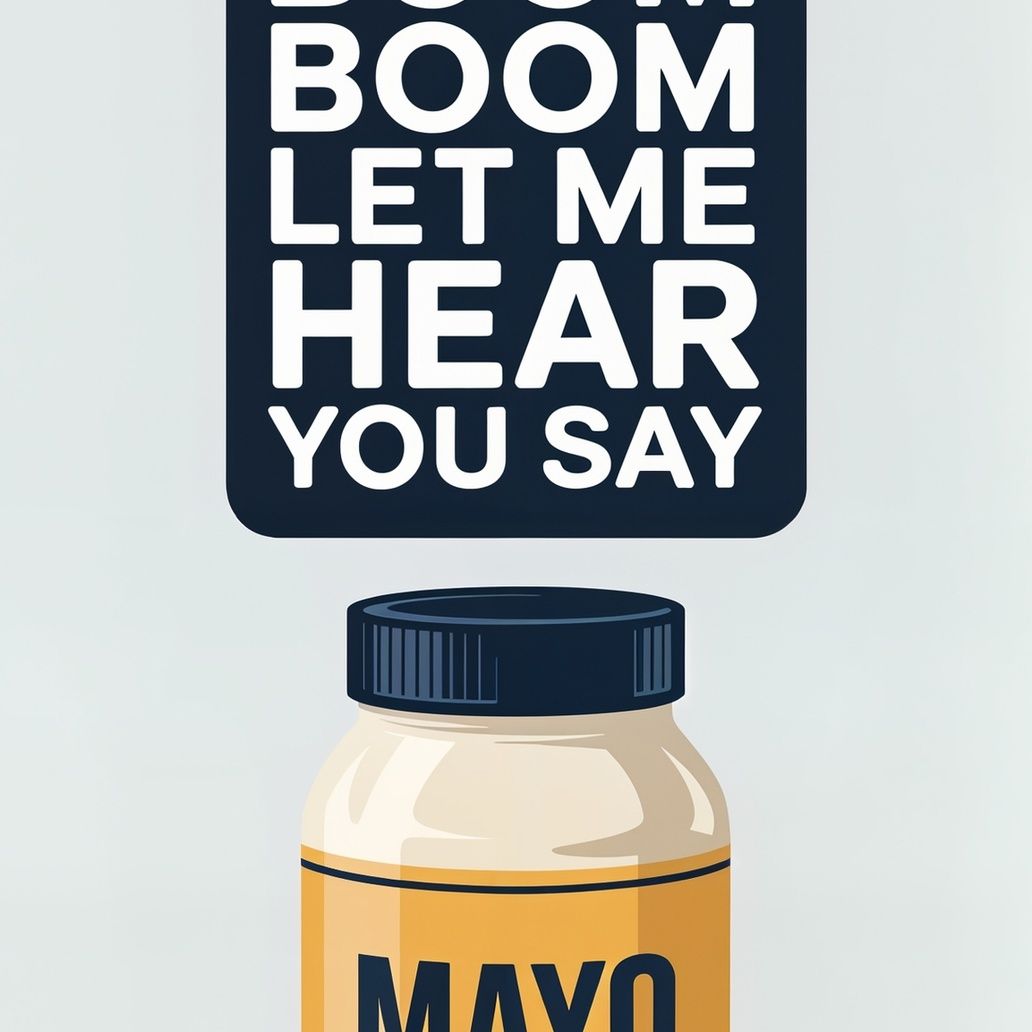 Boom Boom Mayo Art Print Close-up