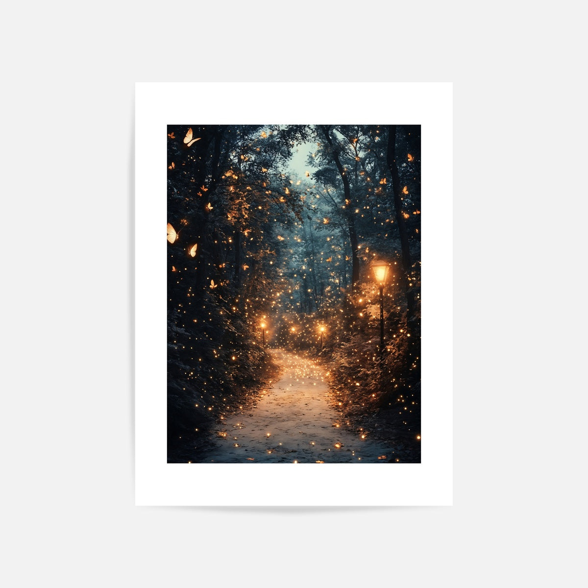 Enchanted Forest Path Art Print Unframed