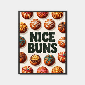 Nice Buns Pastry Delight Art Print Feature Image
